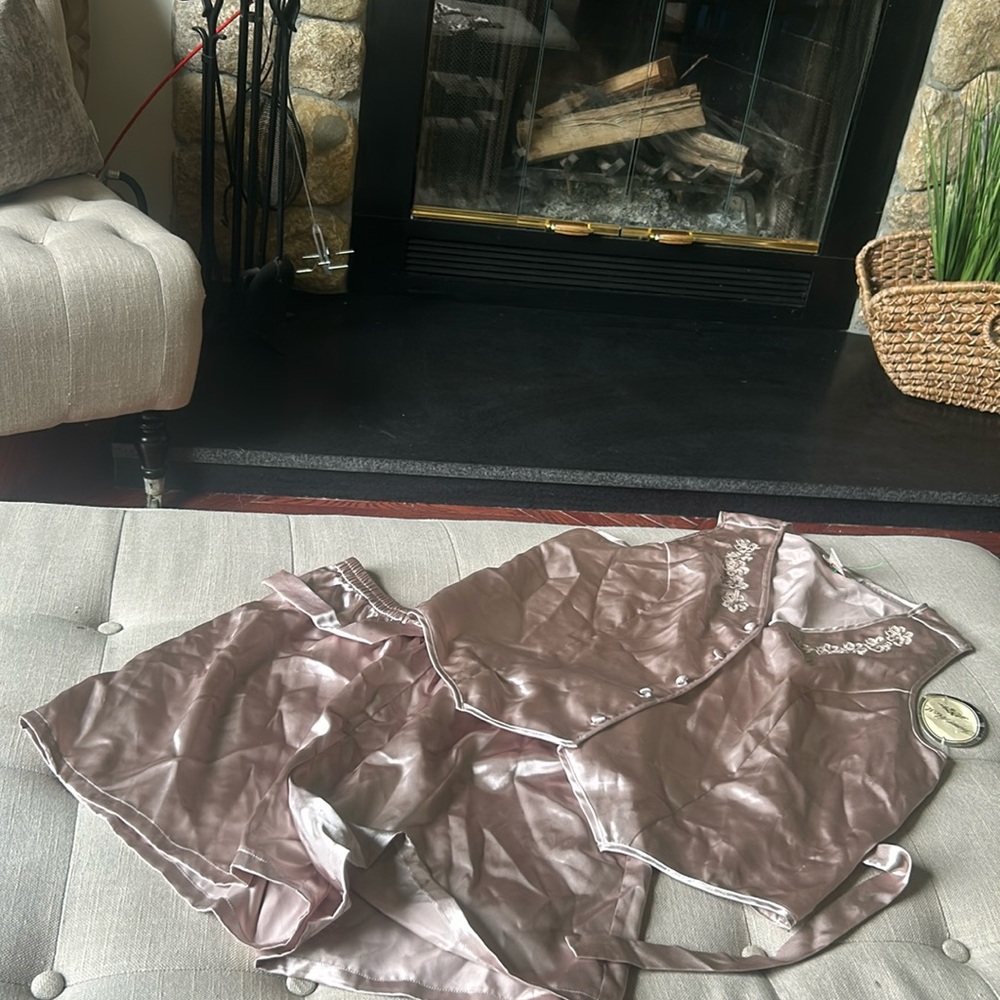 NWT Inner‎ Most Two Piece Satin Sleep Set Size Medium